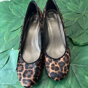 Stuart Weitzman Leopard Wedges